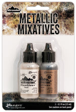 Load image into Gallery viewer, Tim Holtz Metallic Mixatives - 2 pks