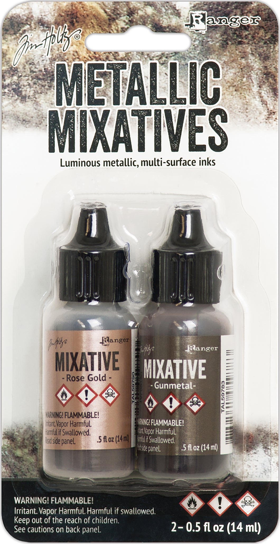 Tim Holtz Metallic Mixatives - 2 pks