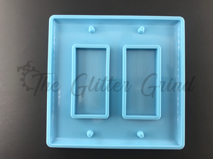 Double Rocker Switch Cover Mold
