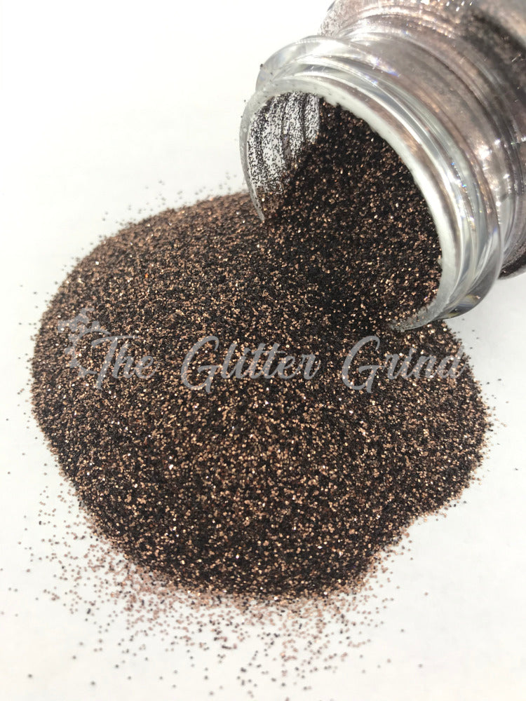 Espresso Brown Metallic Ultra Fine Glitter Shaker