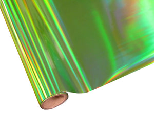 Green Rainbow Hologram Foil