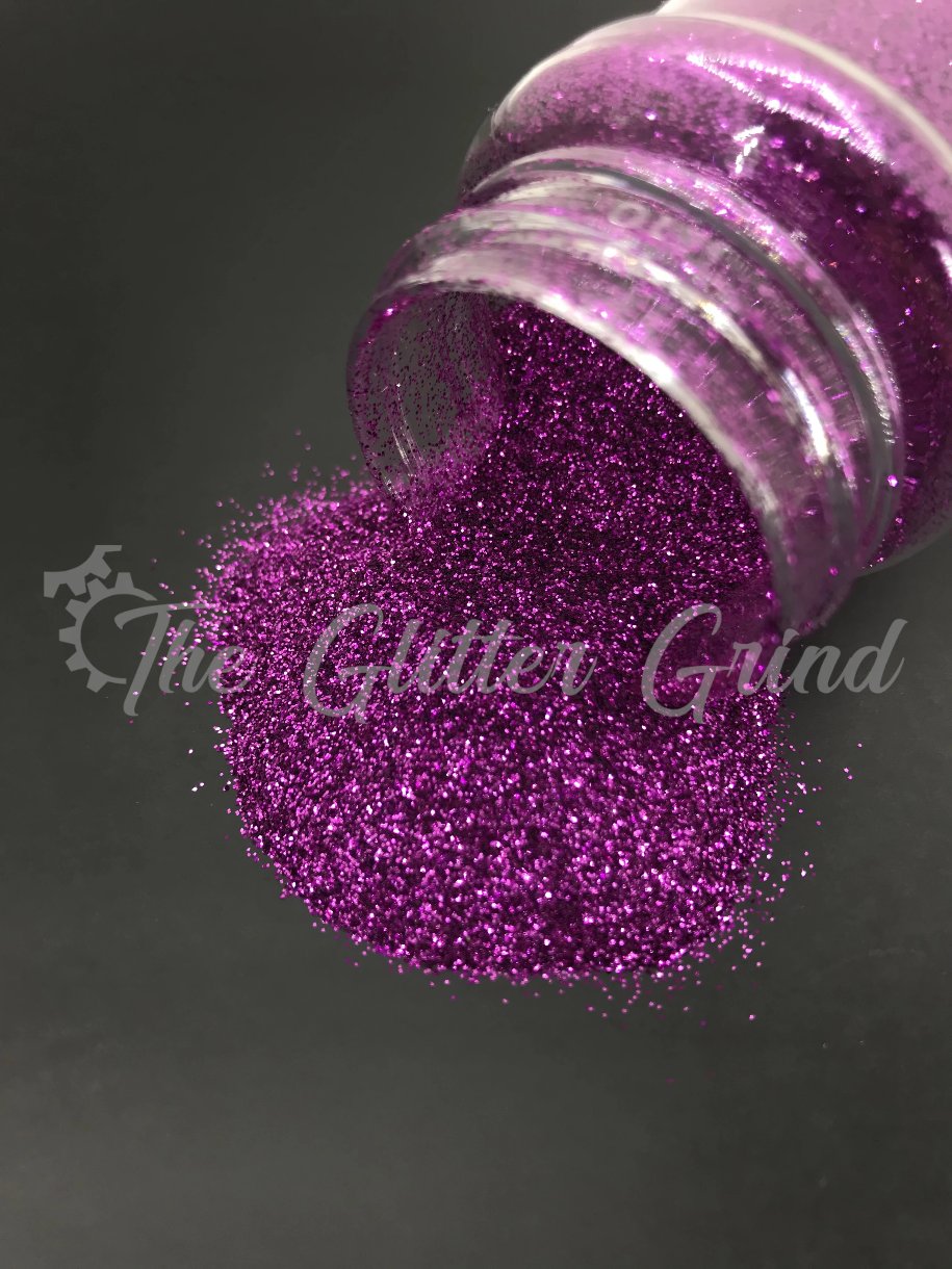 Purple basic metallic ultra fine cut polyester glitter