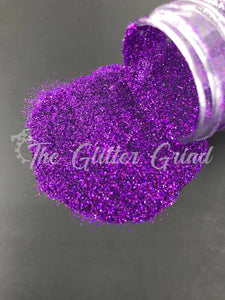 Purple rain 1/128 size ultra fine holographic glitter. Polyester glitter 2 oz by weight. Bottled glitter.