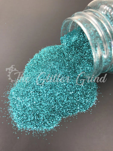 Turquoise/teal basic metallic ultra fine cut polyester glitter