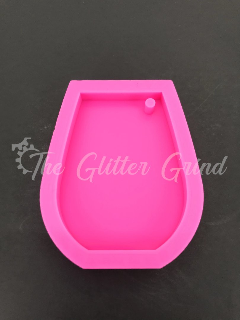 Stemless Wine Glass Keychain Mold