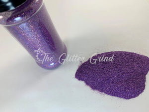 Trixie dust 1/128 size ultra fine holographic glitter. Polyester glitter 2 oz by weight.