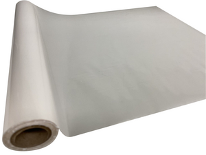 Roll of hot press foil with pearl white color and no pattern. Can be used for multiple craft projects.